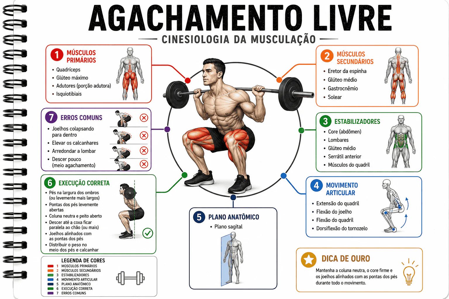 Kinesiology visual study card 1