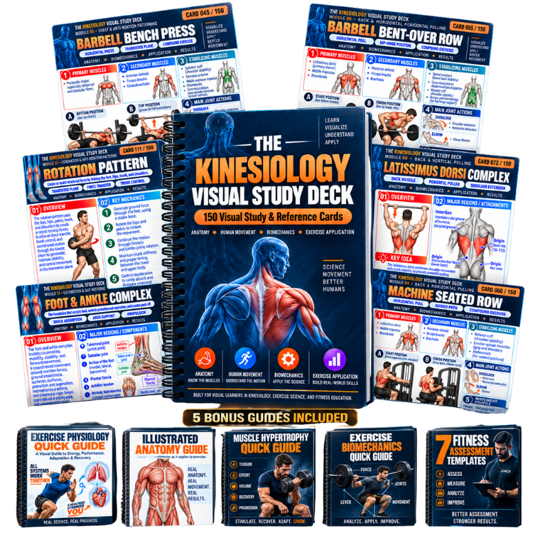 Complete Kinesiology Visual Study Bundle mockup