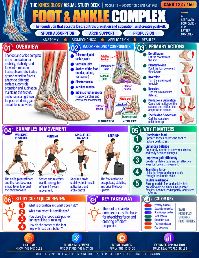 Kinesiology visual study card 4
