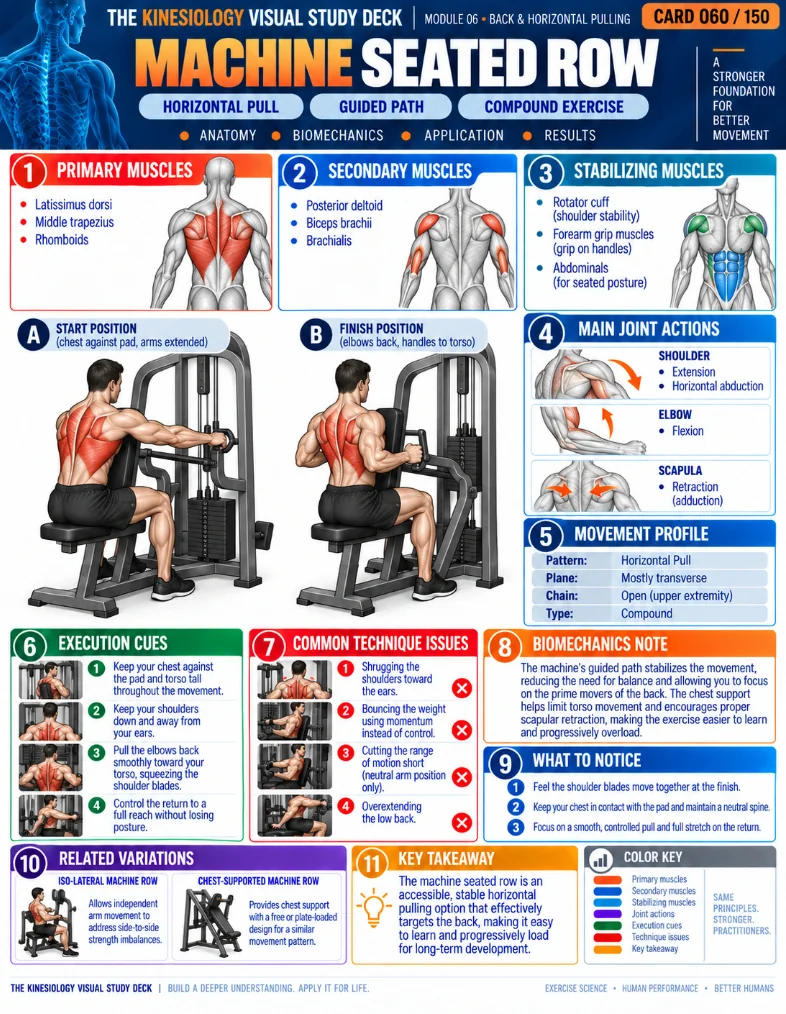 Kinesiology visual study card 6