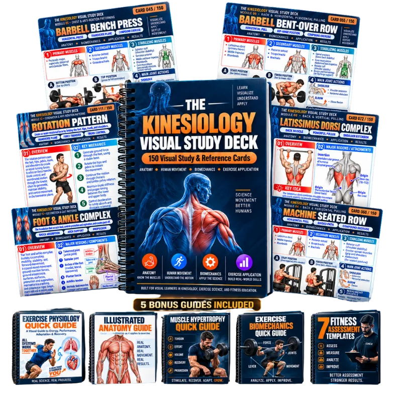 Complete Kinesiology Visual Study Bundle mockup