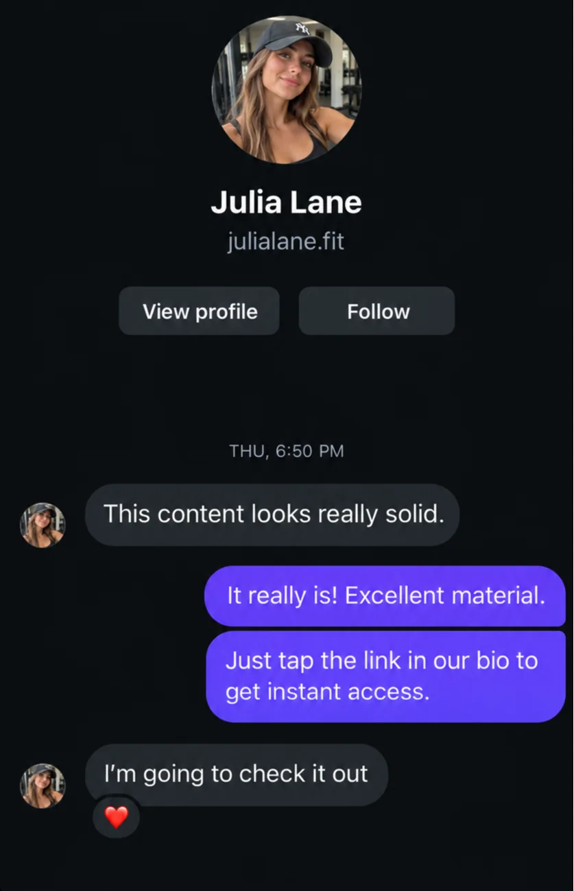 Customer testimonial from Julia Lane